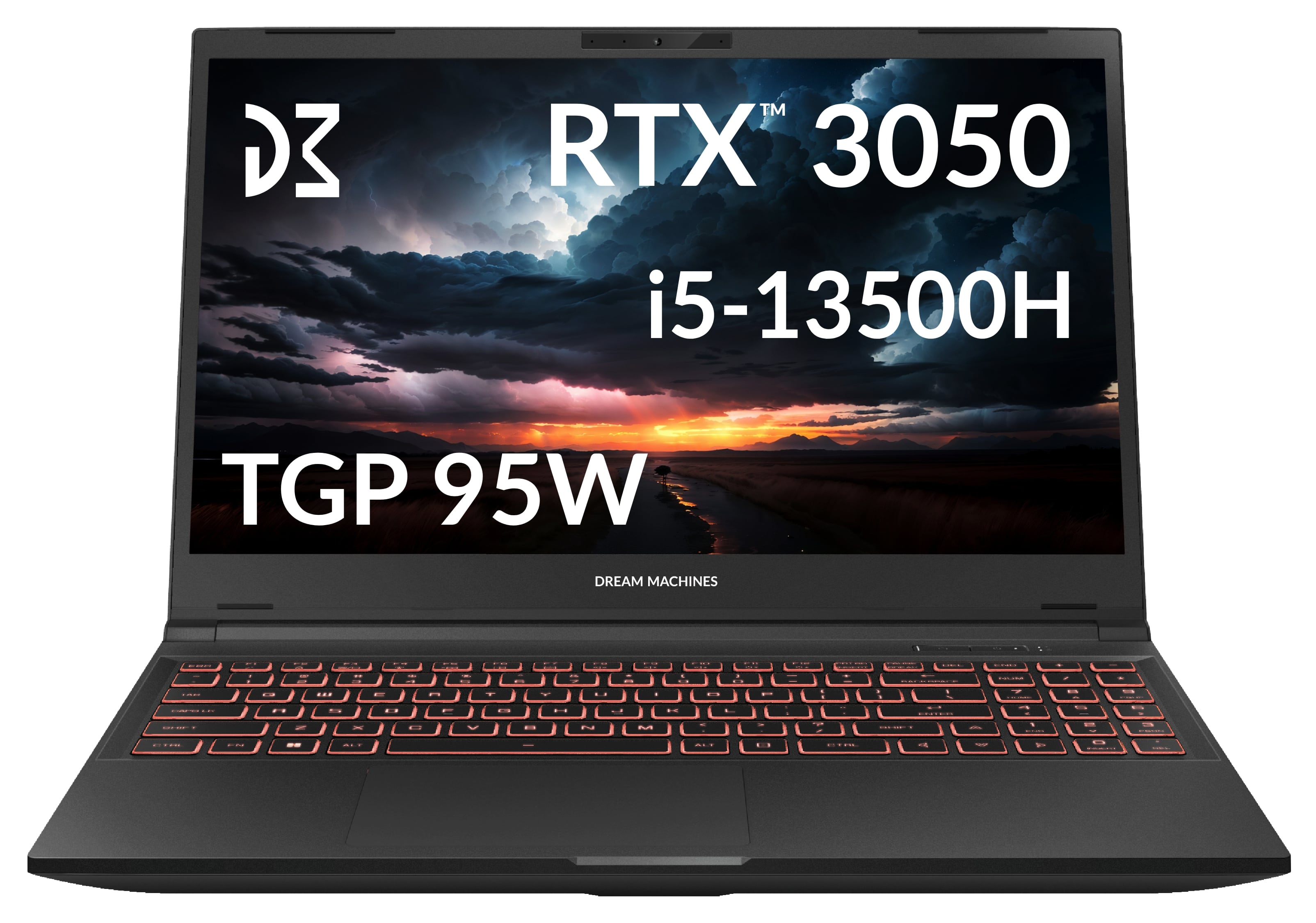 Ноутбук ігровий Dream Machines RG3050-15 (RG3050-15UA50) Black - Фото 1
