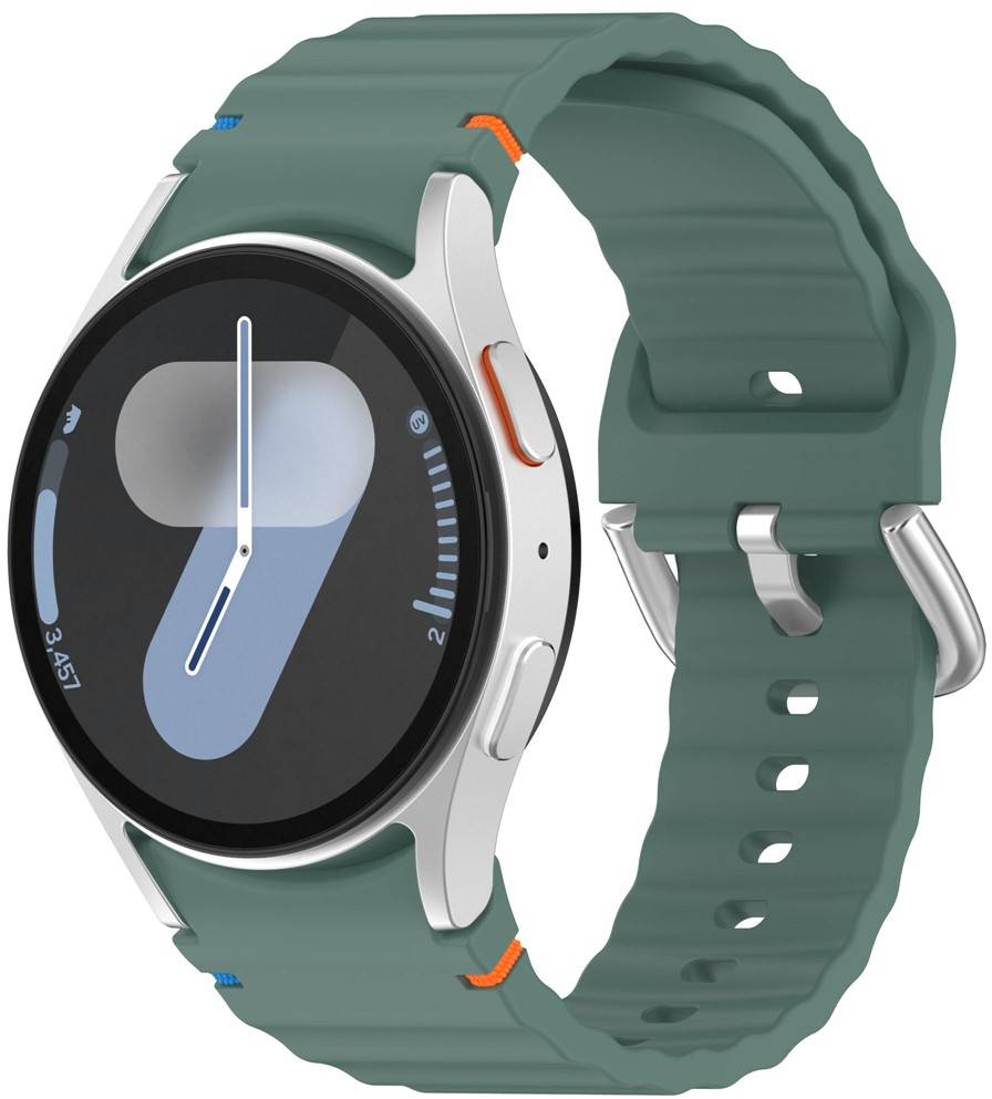 Купити Ремінець для смарт-годинника BeCover Ribbed Tape (20mm) for Samsung Galaxy Watch 7 (40/44mm)/7 FE/6/6 Classic/5/5 Pro/4/4 Classic/Watch 3 (41mm) Dark Green (712041) - Фото 1 Ремінець для смарт-годинника BeCover Ribbed Tape (20mm) for Samsung Galaxy Watch 7 (40/44mm)/7 FE/6/6 Classic/5/5 Pro/4/4 Classic/Watch 3 (41mm) Dark Green (712041) - Фото 1