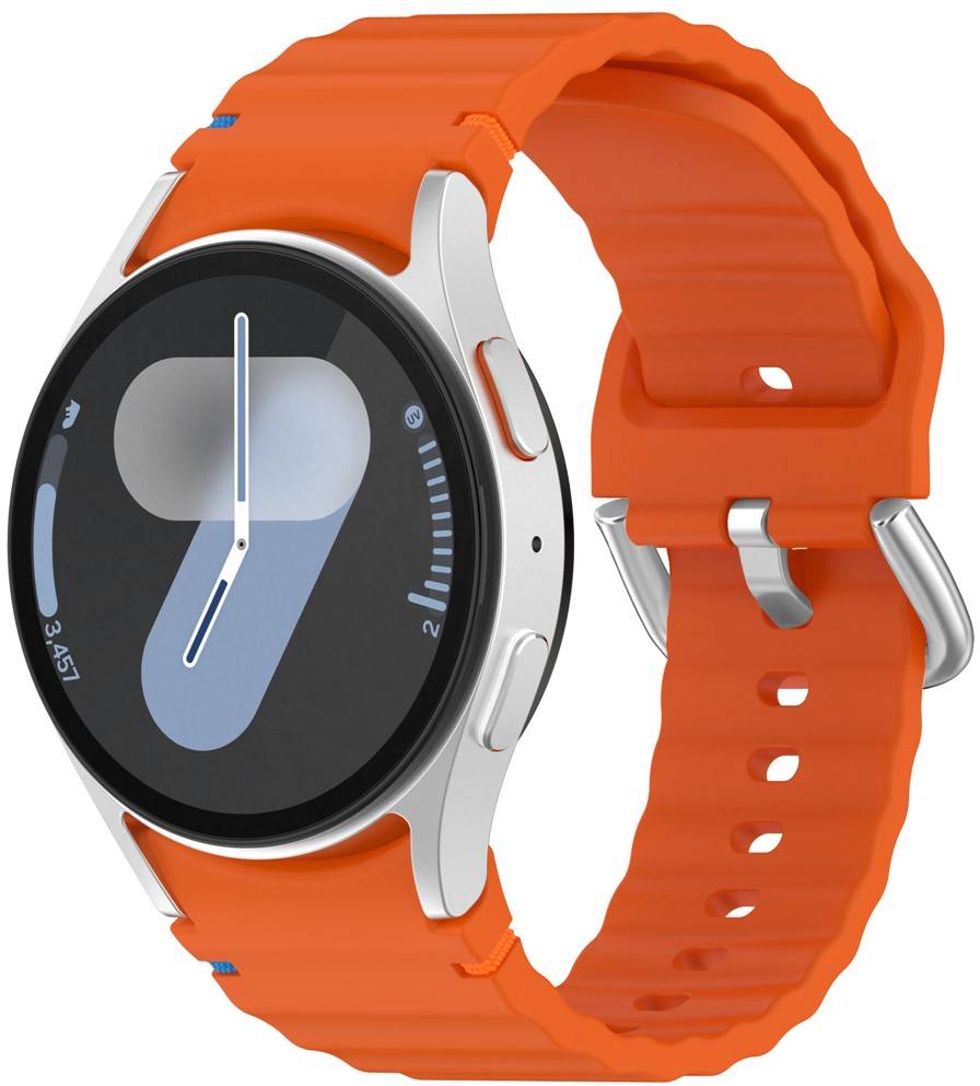 Купити Ремінець для смарт-годинника BeCover Ribbed Tape (20mm) for Samsung Galaxy Watch 7 (40/44mm)/7 FE/6/6 Classic/5/5 Pro/4/4 Classic/Watch 3 (41mm) Orange (712046) - Фото 1 Ремінець для смарт-годинника BeCover Ribbed Tape (20mm) for Samsung Galaxy Watch 7 (40/44mm)/7 FE/6/6 Classic/5/5 Pro/4/4 Classic/Watch 3 (41mm) Orange (712046) - Фото 1