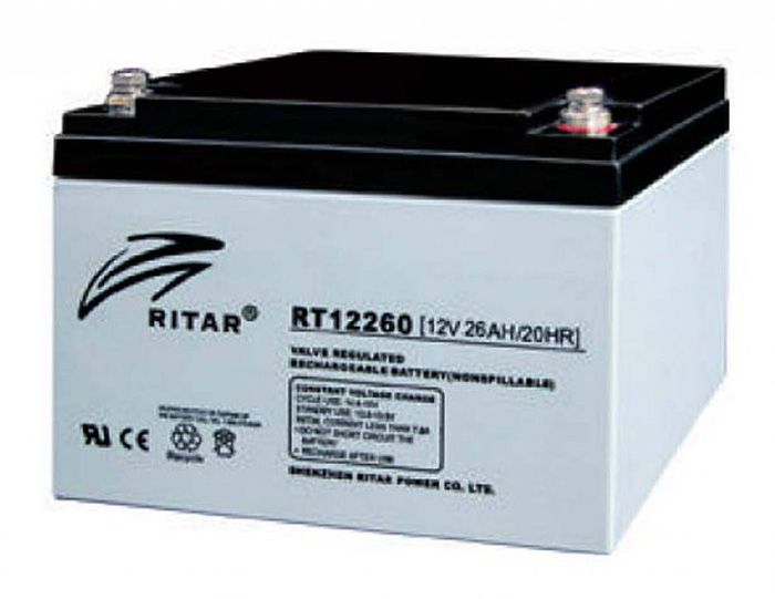 Аккумулятор для ИБП Ritar 12V-26Ah (RT12260) AGM - Фото 1