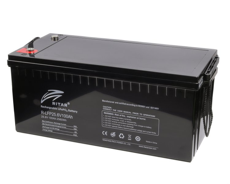 Аккумулятор для ИБП Ritar 24V 100 Ah (R-LFP25.6V100Ah) - Фото 1