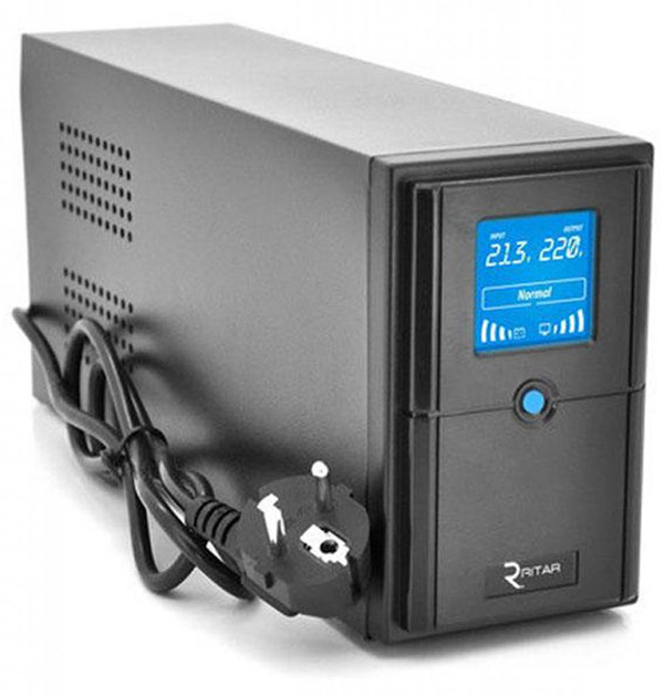 Источник бесперебойного питания Ritar E-RTM650 (390W) ELF-D (E-RTM650D) - Фото 1