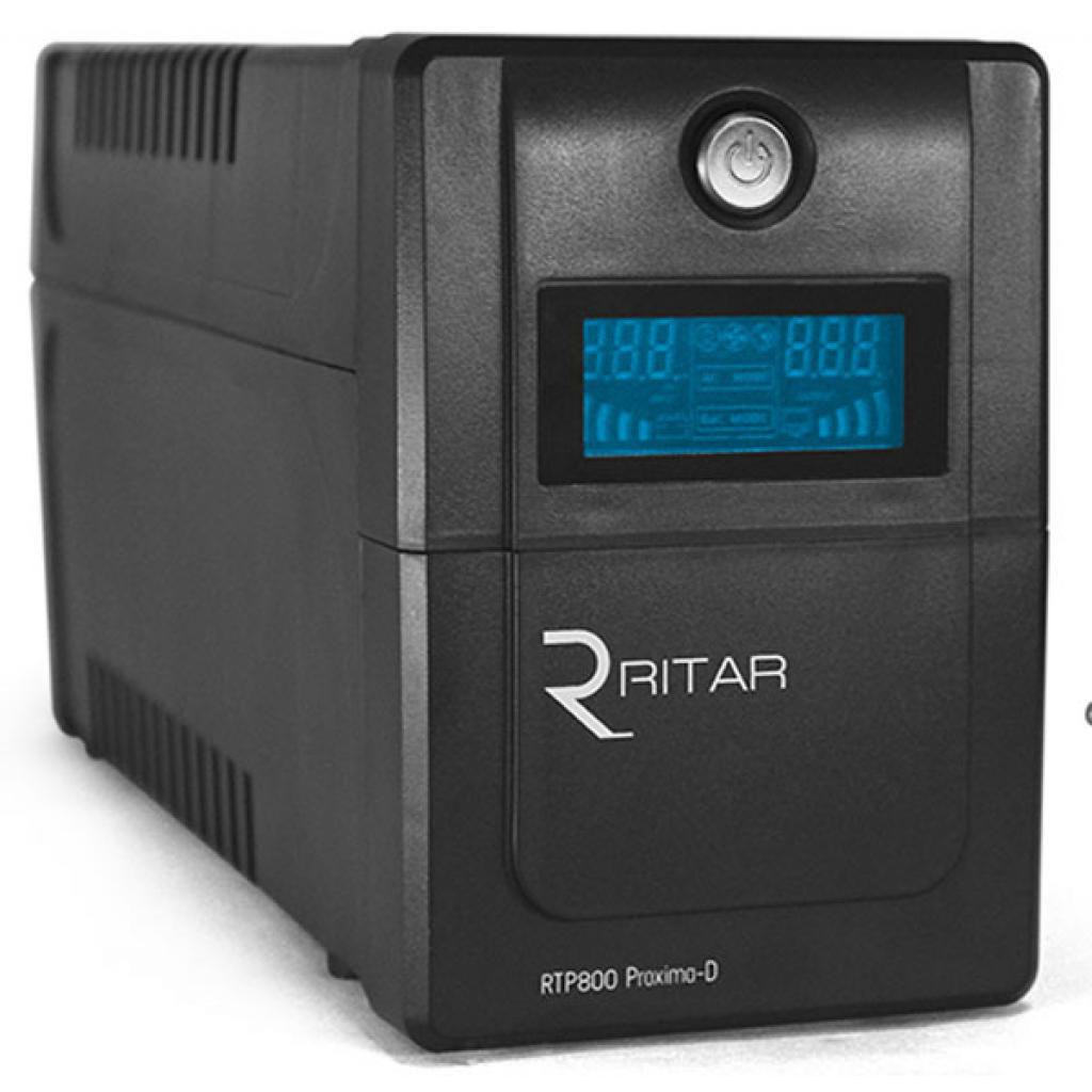 Источник бесперебойного питания Ritar RTP800 480W Proxima-D (RTP800D) - Фото 1