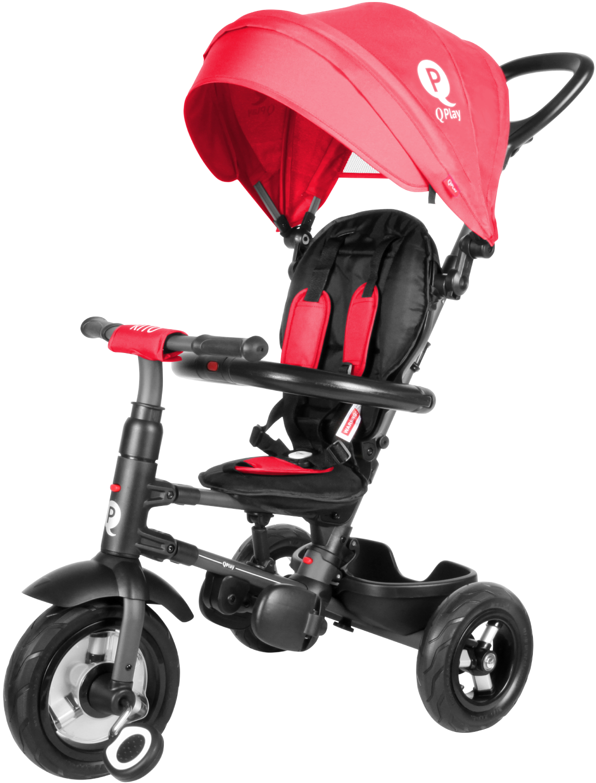 Купить Трёхколёсный велосипед Qplay Rito Rubber Red (S380-10RedRubber) - Фото 1 Трёхколёсный велосипед Qplay Rito Rubber Red (S380-10RedRubber) - Фото 1