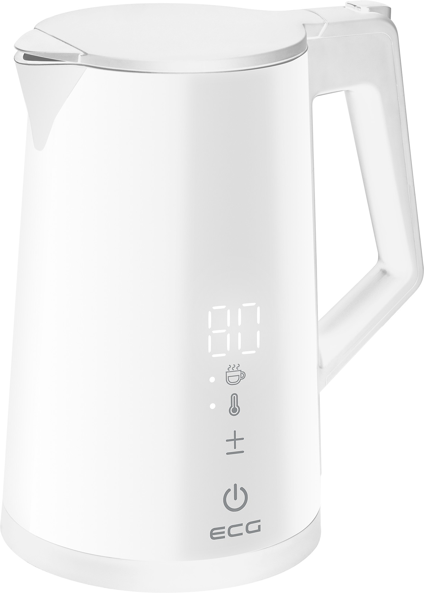 Электрический чайник ECG RK 1893 Digitouch White - Фото 1