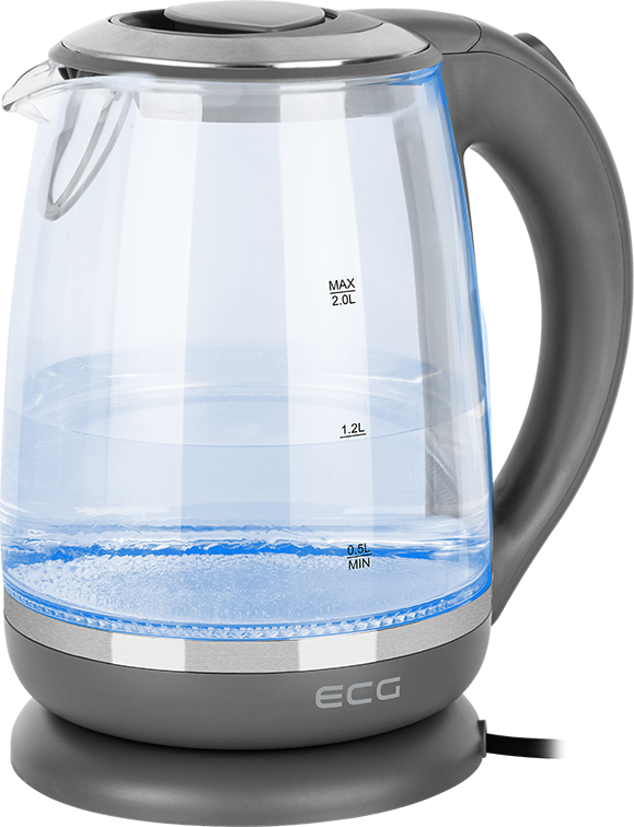 Электрический чайник ECG RK 2020 Grey Glass - Фото 1