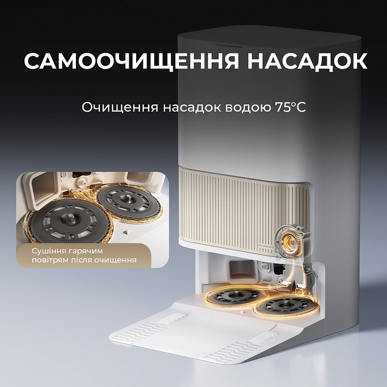 Робот-пылесос моющий Dreame L40S Pro Ultra (RLL74CE-WH) - Фото 1
