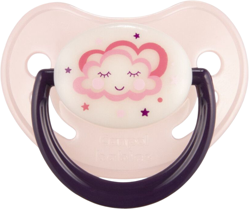 Анатомічна пустушка Canpol babies 6-18 м-ців Night dreams - рожева (22/501_pin_new) - Фото 1