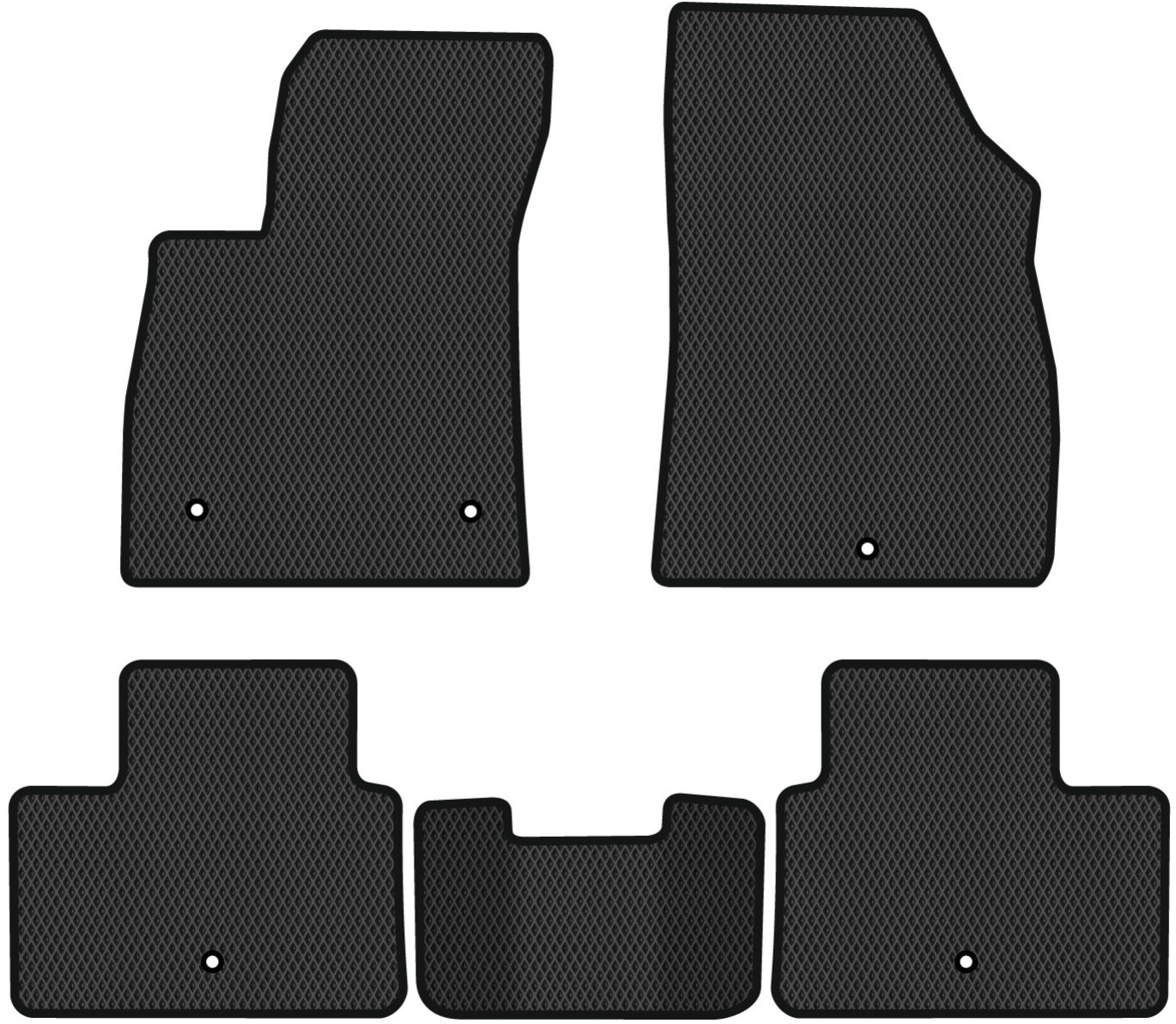 EVA килимки в салон авто EVAtech для SM6 AT Renault Samsung Motors 2015 1 покоління Sedan Korea (RS14068CG5RD5RBB) - Фото 1