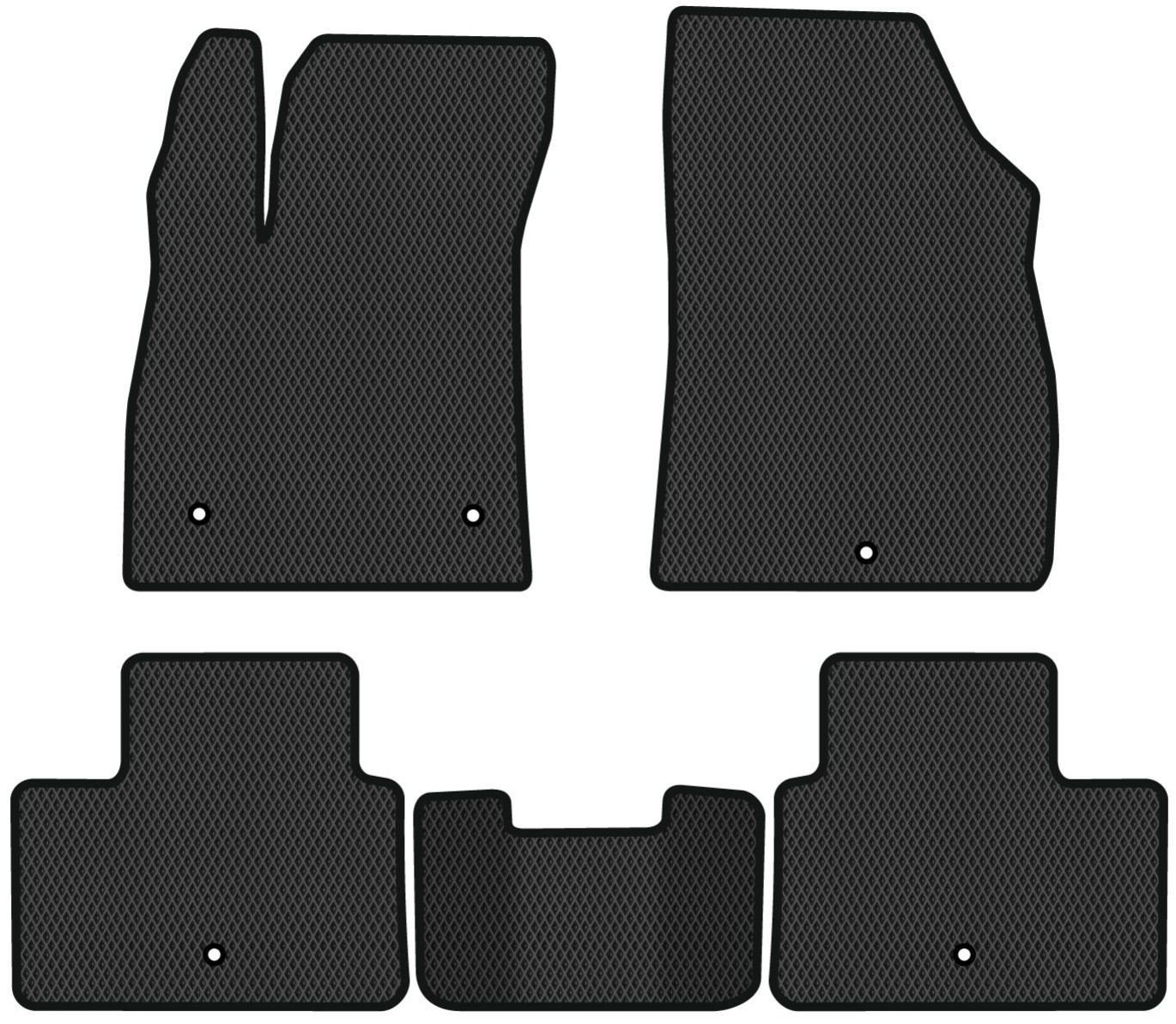 EVA килимки в салон авто EVAtech для SM6 AT Renault Samsung Motors 2015 1 покоління Sedan Korea (RS14068CV5RD5RBB) - Фото 1