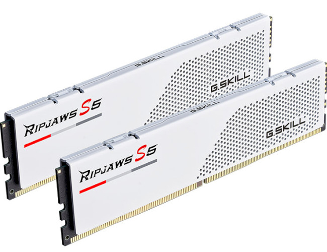 Память DDR G.Skill S5 DDR5-5200 64GB (2x32GB) CL36-36-36-83 1.25V (F5-5200J3636D32GX2-RS5W) - Фото 1