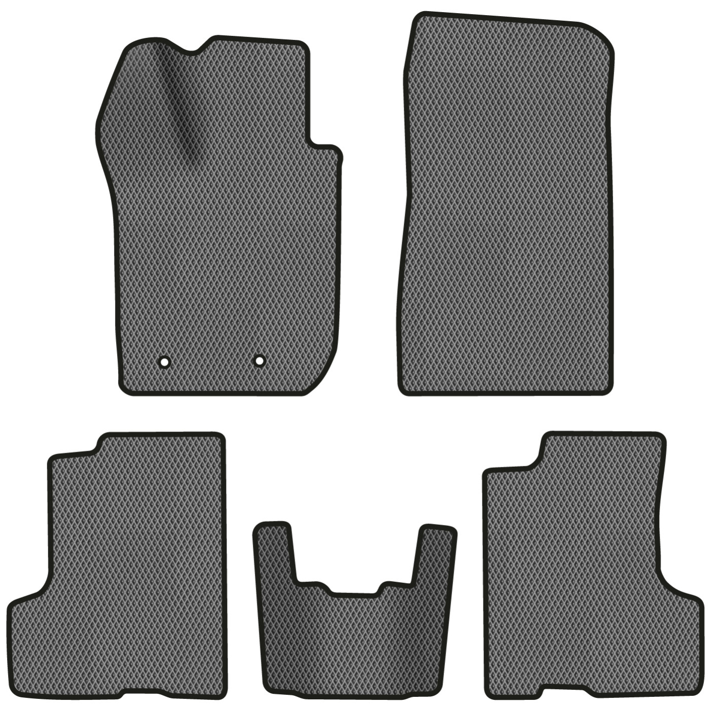 EVA килимки в салон авто EVAtech для Duster (HM) AT Renault 2018 2 покоління SUV EU RT11403CD5RD2RGB - Фото 1