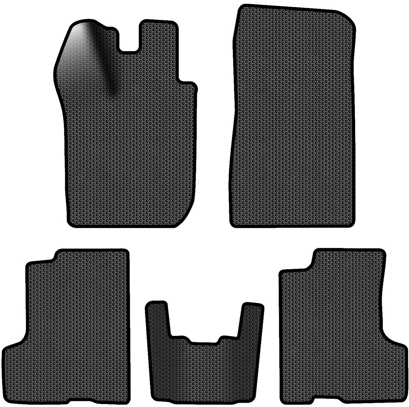 EVA килимки в салон авто EVAtech для Duster (HM) MT Renault 2018 2 покоління SUV EU RT13505CD5SBB - Фото 1