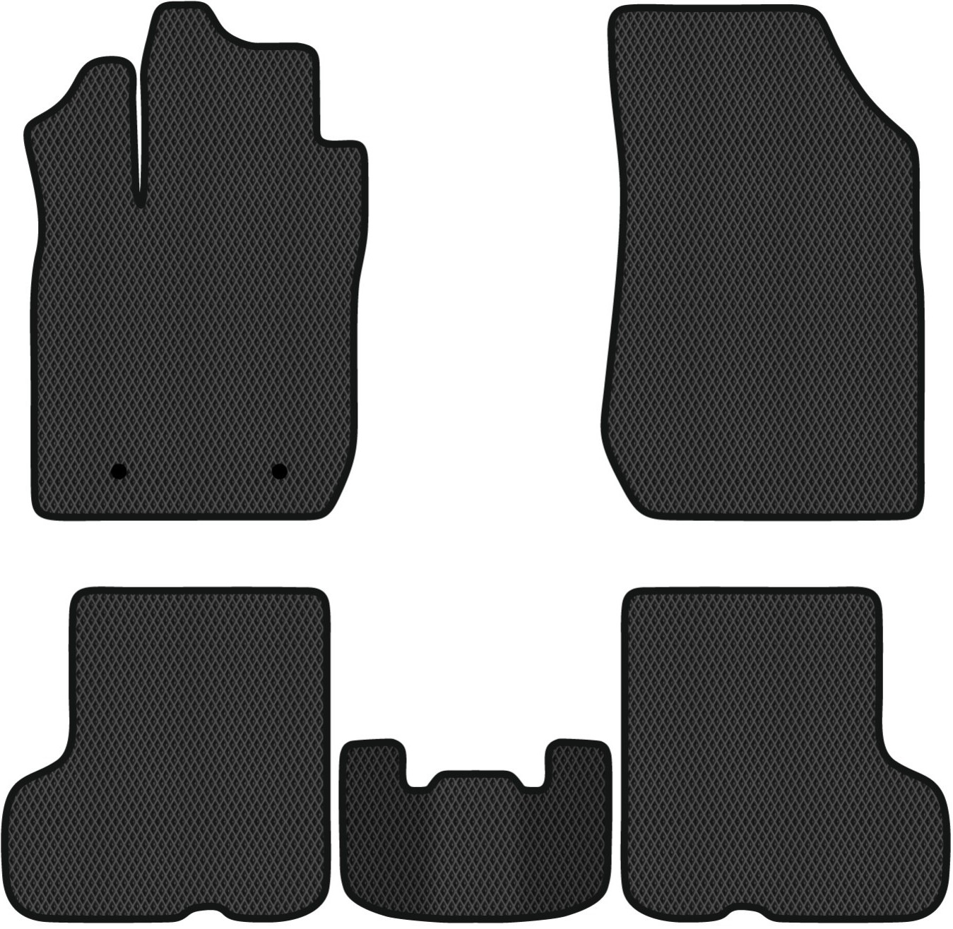 EVA килимки в салон авто EVAtech для Sandero (B90) Renault 2007-2012 1 покоління Htb EU RT21155CV5RN2RBB - Фото 1