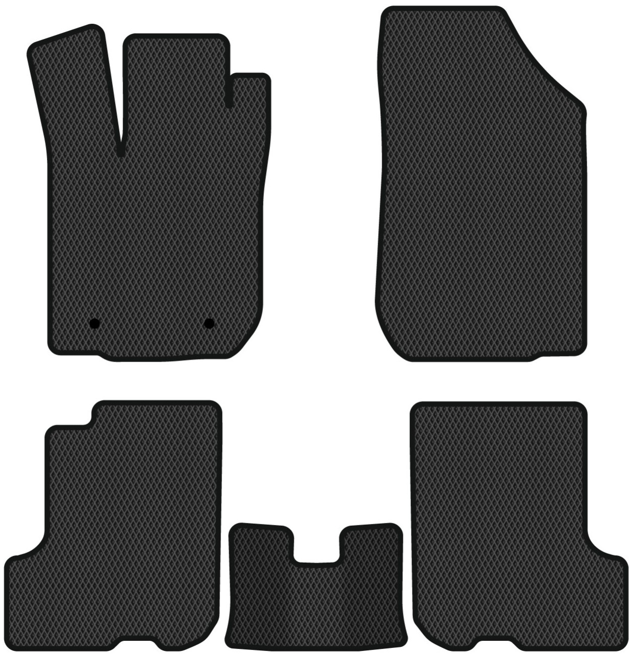 EVA килимки в салон авто EVAtech для Sandero (B52) Renault 2012-2020 2 покоління Htb EU RT22166CV5RN2RBB - Фото 1