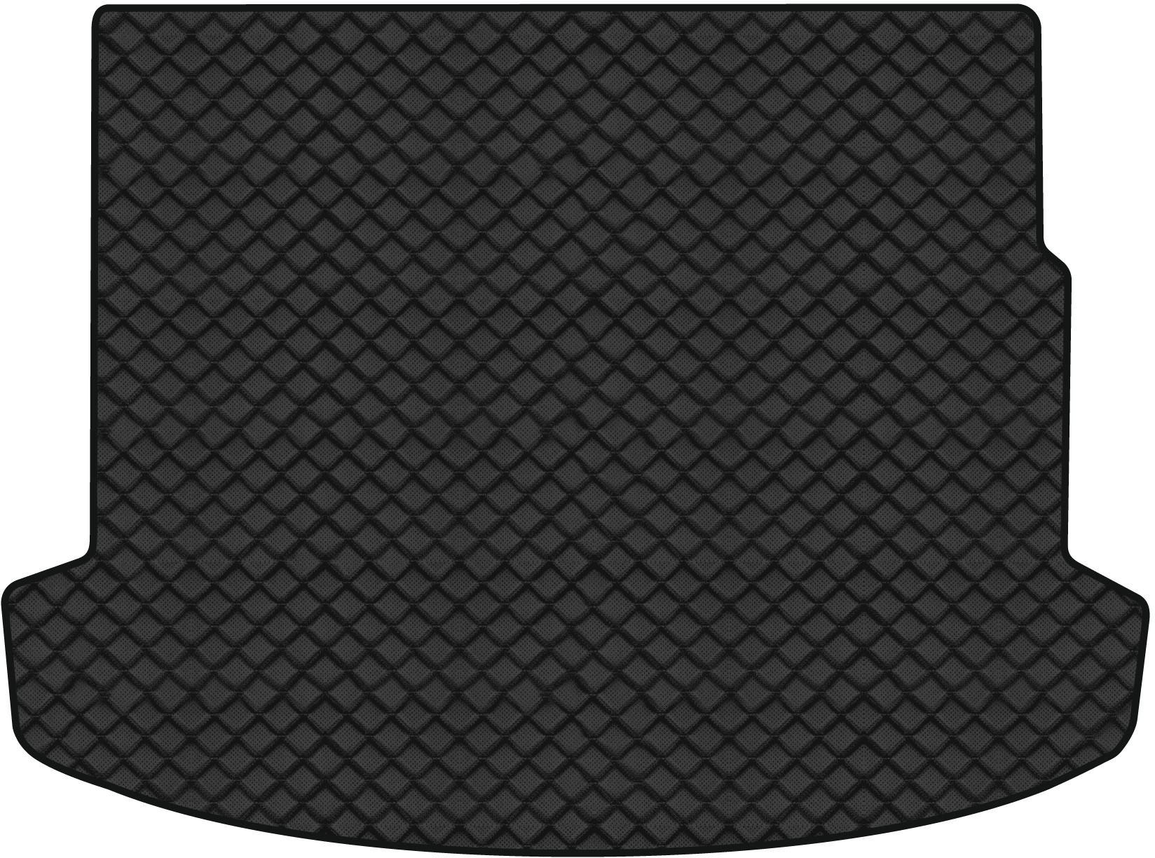 Килимок з екошкіри в багажник авто EVAtech ECO для Megane (III) BOSE MT Renault 2008-2016 3 покоління Combi EU RT31343B1BBLB - Фото 1