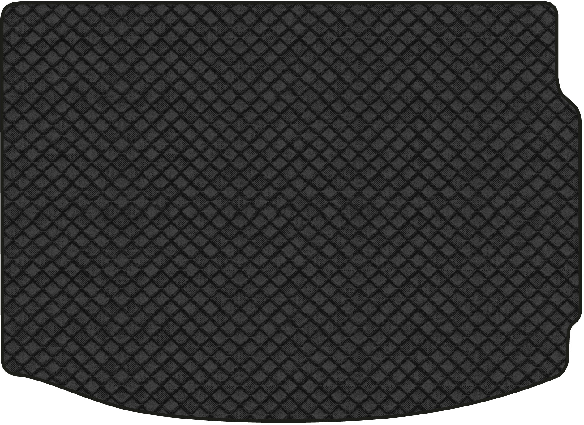 Килимок з екошкіри в багажник авто EVAtech ECO для Megane (III) 5-doors AT Renault 2008-2016 3 покоління Htb EU RT32109B1BBB - Фото 1