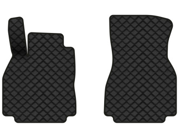 Килимки з екошкіри в салон авто передні EVAtech для Megane (II) Renault 2002-2009 2 покоління Sedan EU RT3213A2BBB - Фото 1