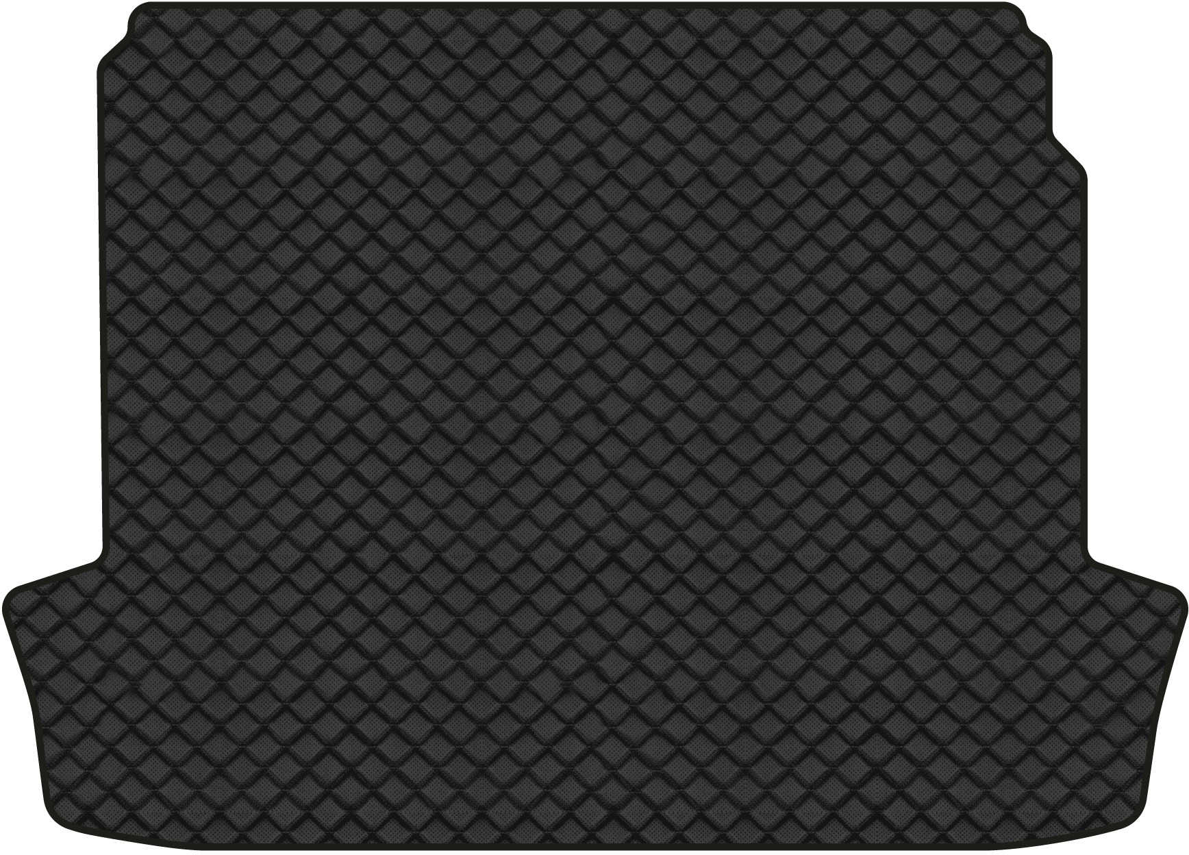 Килимок з екошкіри в багажник авто EVAtech ECO для Megane (II) Renault 2002-2009 2 покоління Sedan EU RT3213B1BBB - Фото 1