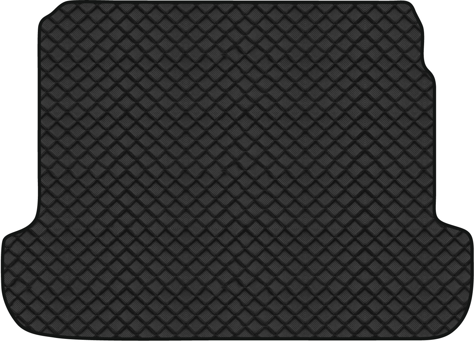 Килимок з екошкіри в багажник авто EVAtech ECO для Fluence Renault 2009-2017 1 покоління Sedan EU RT3276B1BBB - Фото 1