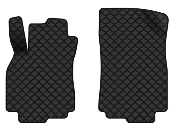 Килимки з екошкіри в салон авто передні EVAtech для Megane (III) 3-doors AT Renault 2008-2016 3 покоління Htb EU RT33124ALV2RN2BBB - Фото 1