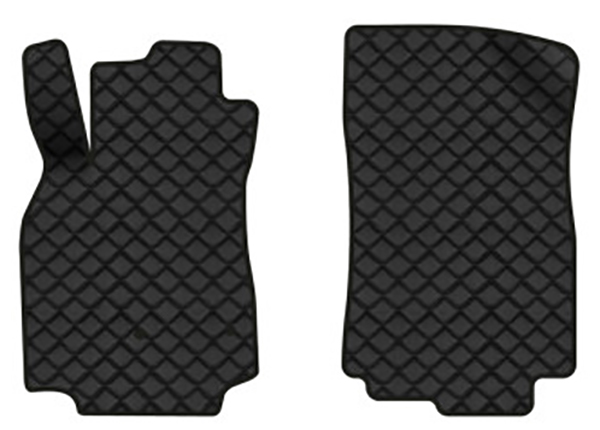 Килимки з екошкіри в салон авто передні EVAtech для Megane (III) 3-doors AT Renault 2008-2016 3 покоління Htb EU RT33124ALZ2RN2BBB - Фото 1