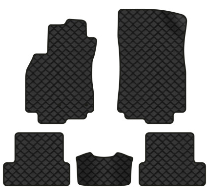 Килимки з екошкіри в салон авто EVAtech ECO для Megane (III) 3-doors AT Renault 2008-2016 3 покоління Htb EU RT33124CBV5RN2BBB - Фото 1