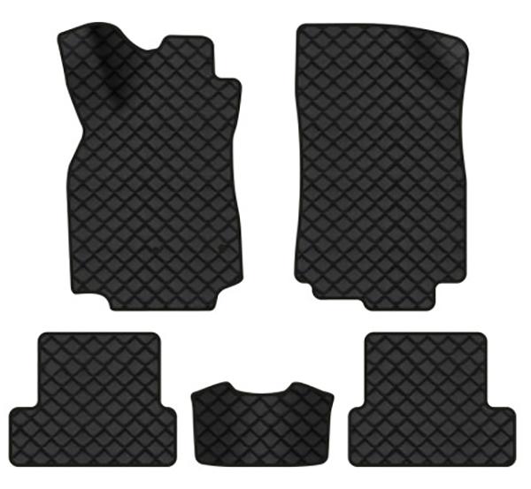 Килимки з екошкіри в салон авто EVAtech ECO для Megane (III) 3-doors AT Renault 2008-2016 3 покоління Htb EU RT33124CDS5RN2BBB - Фото 1