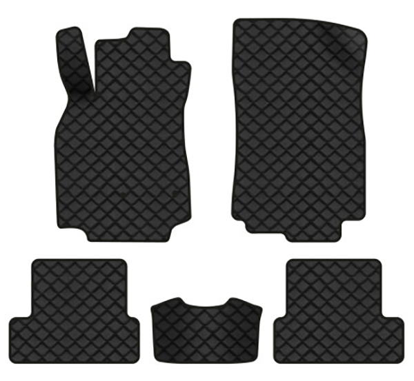 Килимки з екошкіри в салон авто EVAtech ECO Megane (III) 3-doors AT Renault 2008-2016 3 покоління Htb EU RT33124CLS5RN2BBB - Фото 1