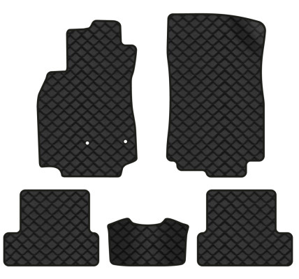 Килимки з екошкіри в салон авто EVAtech ECO Megane (III) 3-doors AT Renault 2008-2016 3 покоління Htb EU RT33135CBS5AV2BBB - Фото 1