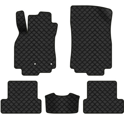 Килимки з екошкіри в салон авто EVAtech ECO Megane (III) 3-doors AT Renault 2008-2016 3 покоління Htb EU RT33135CDV5AV2BBB - Фото 1