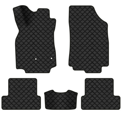 Килимки з екошкіри в салон авто EVAtech ECO Megane (III) 3-doors AT Renault 2008-2016 3 покоління Htb EU RT33135CES5AV2BBB - Фото 1