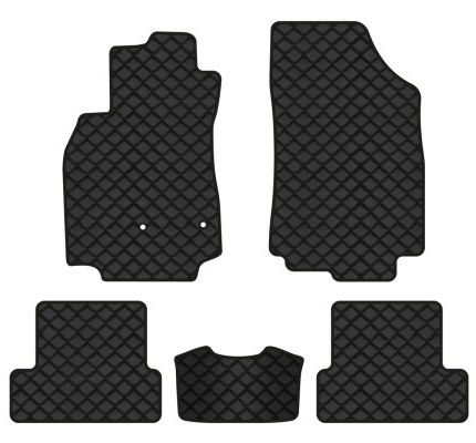 Килимки з екошкіри в салон авто EVAtech ECO Megane (III) 3-doors AT Renault 2008-2016 3 покоління Htb EU RT33135CGS5AV2BBB - Фото 1