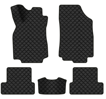 Килимки з екошкіри в салон авто EVAtech ECO для Megane (III) 5-doors AT Renault 2008-2016 3 покоління Htb EU RT33180CES5RN2BBB - Фото 1