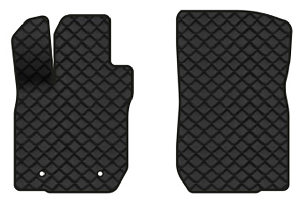 Коврики из экокожи в салон авто передние EVAtech ECO для Logan Renault 2004-2012 1 поколение Sedan EU RT3366A2AV2BBB - Фото 1