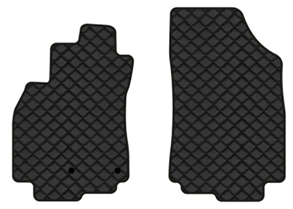 Коврики из экокожи в салон авто передние EVAtech ECO для Megane (III) 3-doors MT Renault 2008-2016 3 поколение Htb EU RT3636AGV2RN2BBB - Фото 1