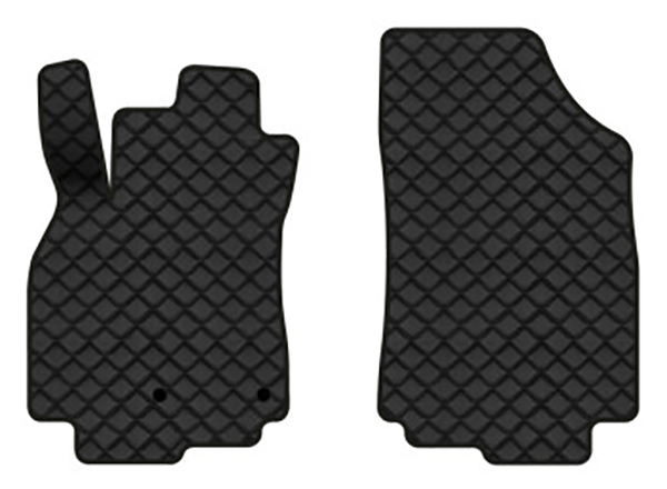 Килимки з екошкіри в салон авто передні EVAtech ECO для Megane (III) 3-doors MT Renault 2008-2016 3 покоління Htb EU RT3636AVV2RN2BBB - Фото 1