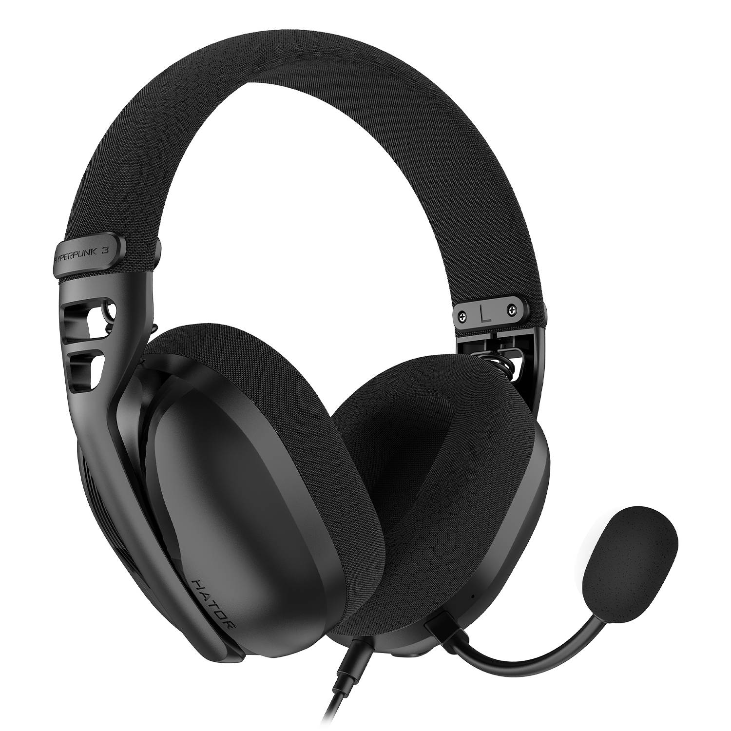 Гарнитура проводная игровая Hator Hyperpunk 3 Black (ESH01) - Фото 1