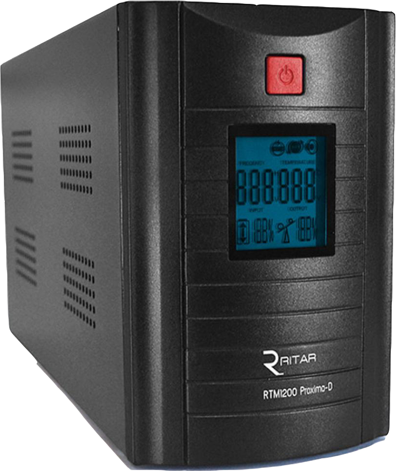 Источник бесперебойного питания Ritar RTM1200 (720W) Proxima-D (RTM1200D) - Фото 1