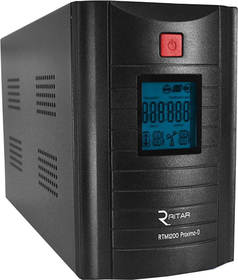 Источник бесперебойного питания Ritar RTM1200 (720W) Proxima-L (RTM1200L) - Фото 1