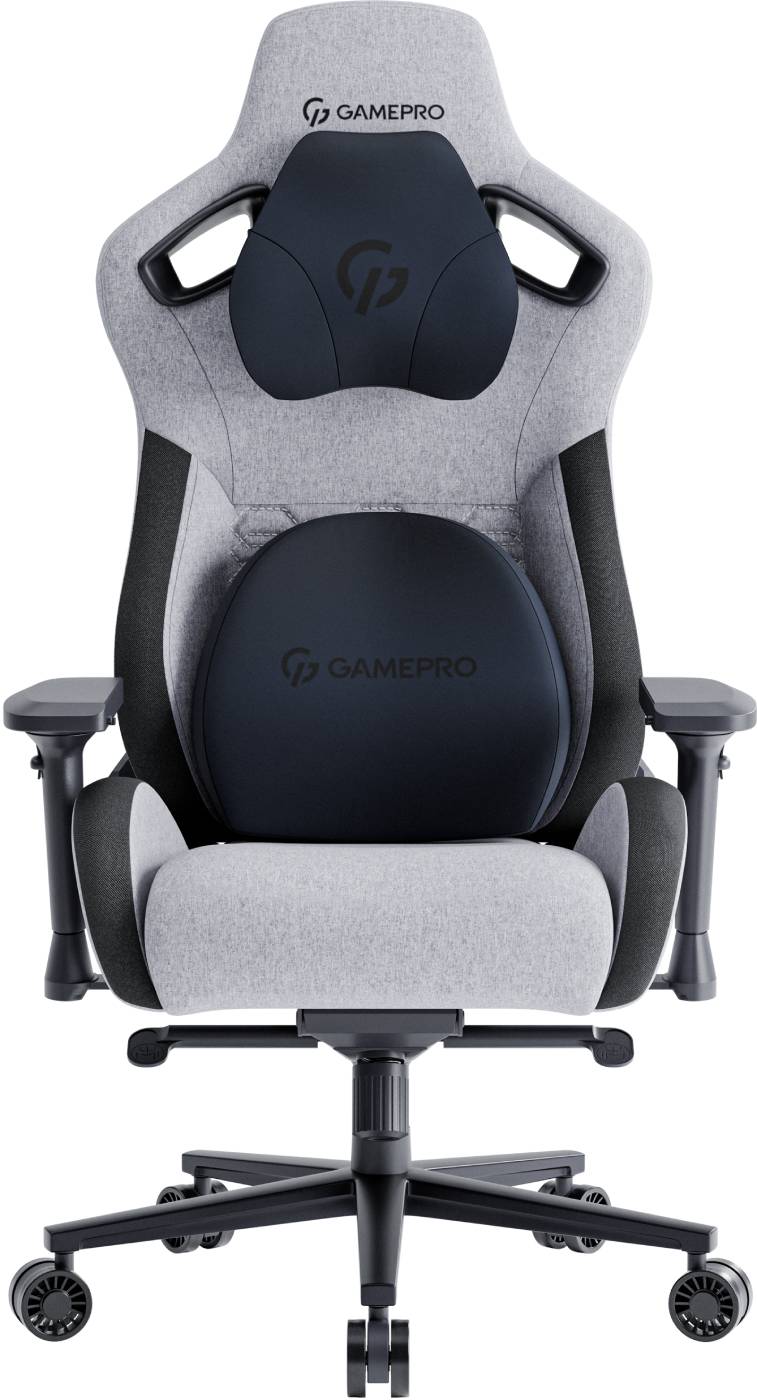 Кресло для геймеров GamePro Size XL Fabric Dark Grey (GC900DG) - Фото 1