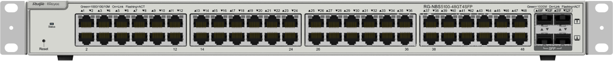 Коммутатор локальної мережі (Switch) Ruijie Reyee (RG-NBS5100-48GT4SFP) - Фото 1