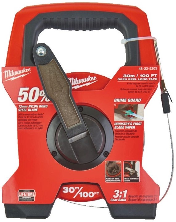 Рулетка Milwaukee LTO 30 м (48225203) - Фото 1