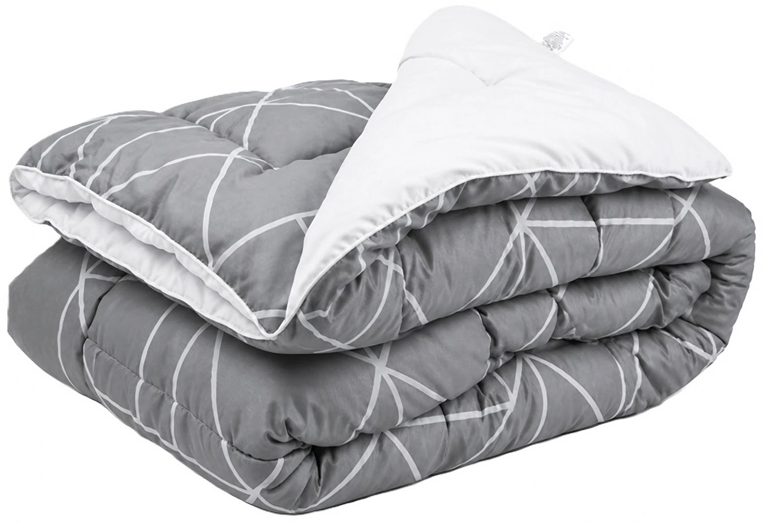 Ковдра демісезонна двоспальна євро Руно 200х220 Crystal Grey (322.52_Crystal Grey)