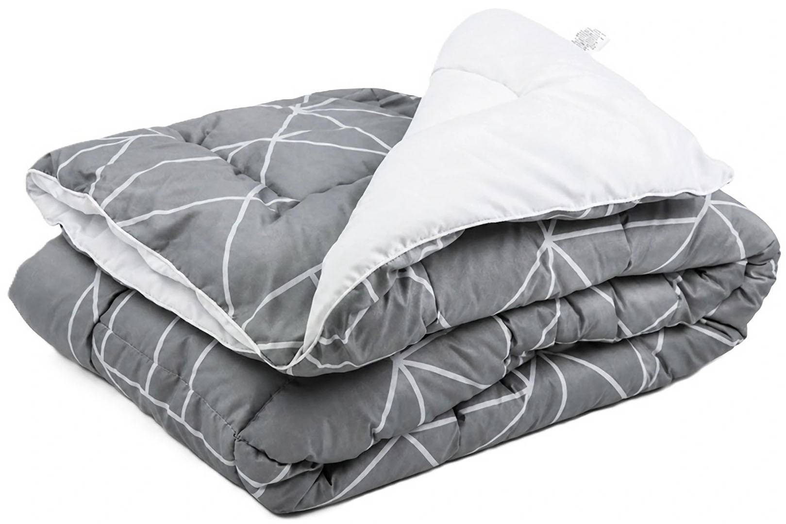 Ковдра демісезонна двоспальна євро Руно 200х220 Crystal Grey (322.52_Crystal Grey demi)