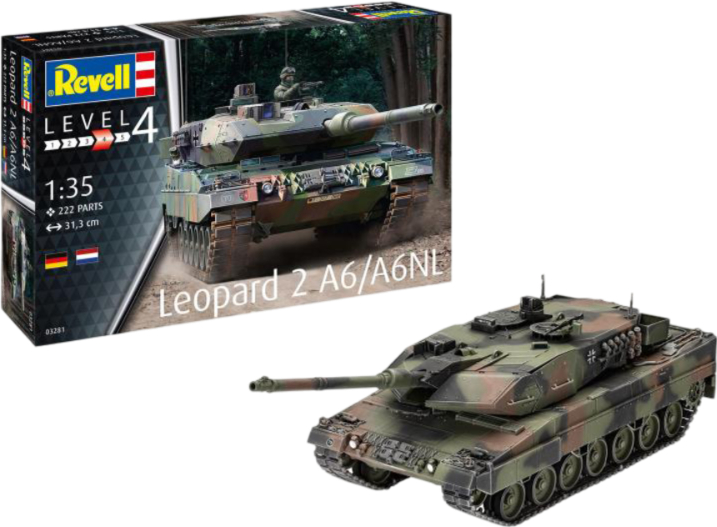 Набір для моделювання техніки Revell Танк Леопард 2 A6/A6NL 1:35 (RVL-03281) - Фото 1