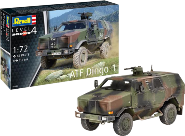 Набір для моделювання техніки Revell Бронеавтомобіль ATF Dingo 1:72 (RVL-03345) - Фото 1