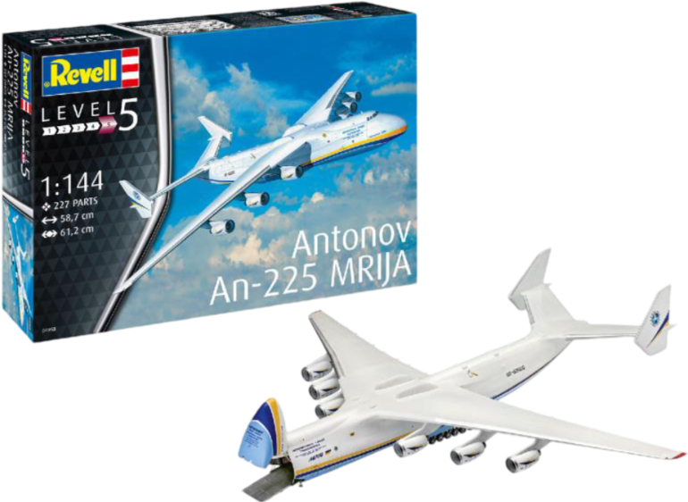 Набір для моделювання техніки Revell Вантажний літак АН-225 Мрія 1:144 (RVL-04958) - Фото 1