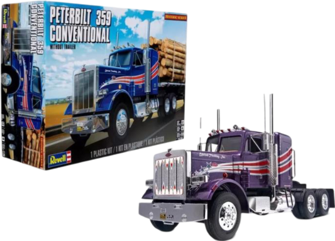 Набір для моделювання техніки Revell Вантажний тягач Peterbilt 359 1:25 (RVL-11506) - Фото 1