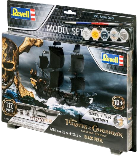 Набір для моделювання техніки Revell набір Піратський корабель Чорна Перлина 1:150 (RVL-65499) - Фото 1